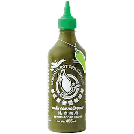 Flying Goose Green Hot Sauce 455ml | What The Food