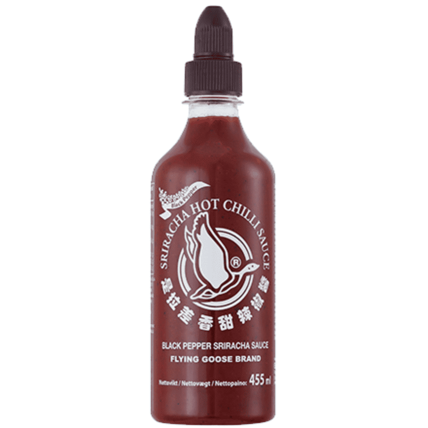 Flying Goose Sriracha Black Pepper Sauce 455ml | What The Food