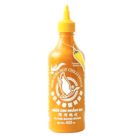 Flying Goose Sriracha Yellow Chilli Sauce 455ml | What The Food