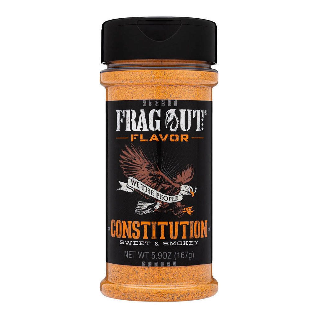 Frag Out Constitution Sweet & Smokey Seasoning Rub | 167g | What The Food