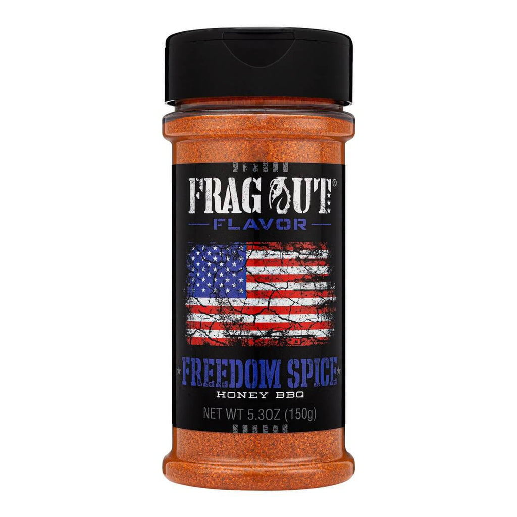 Frag Out Freedom Spice Honey BBQ Seasoning Rub | 150g | What The Food