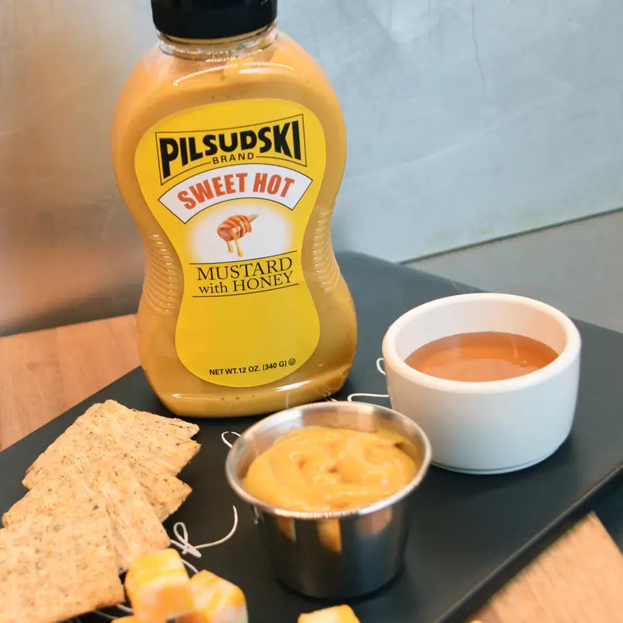 Pilsudski Sweet Hot Mustard with Honey 340g | What The Food