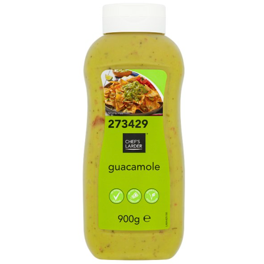 Chef's Larder Guacamole Sauce 900g | What The Food