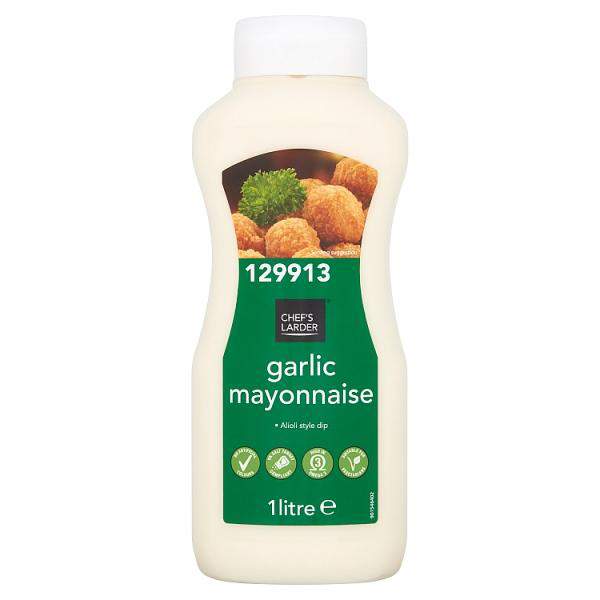Chef's Larder Garlic Mayonnaise 1 Litre | What The Food