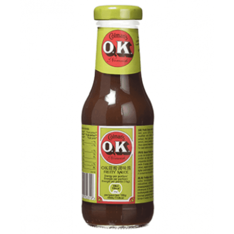 Colmans OK Fruity Sauce 335g | What The Food