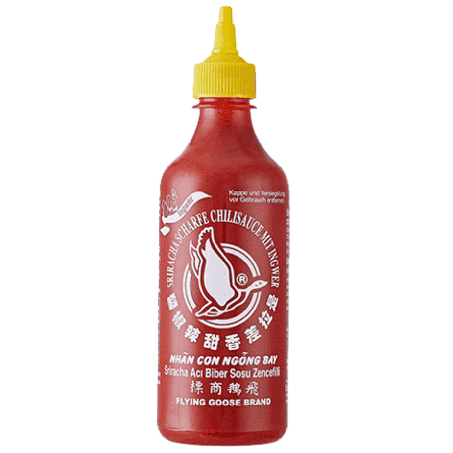 Flying Goose Sriracha Hot Chilli Ginger Sauce 455ml | What The Food