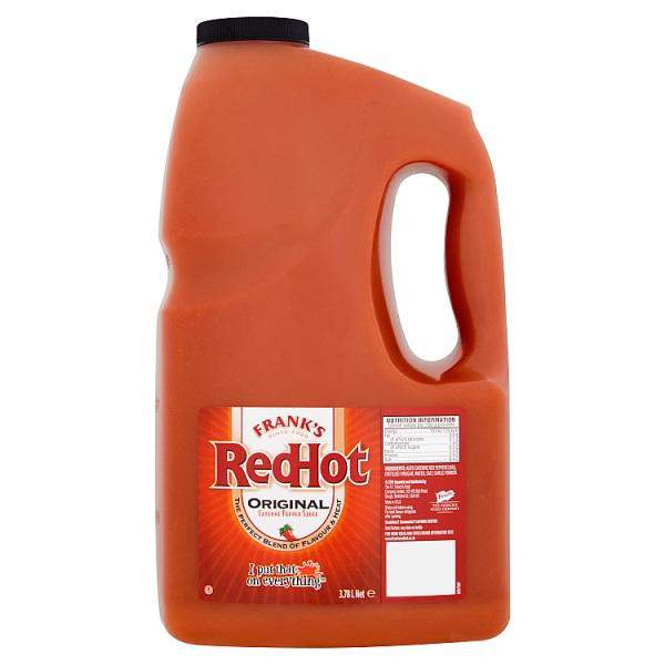Frank's RedHot Original Cayenne Pepper Sauce 3.78L | What The Food