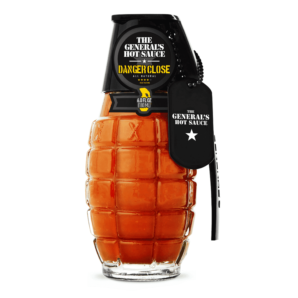 The General's Danger Close Hot Sauce Grenade 180ml | What The Food