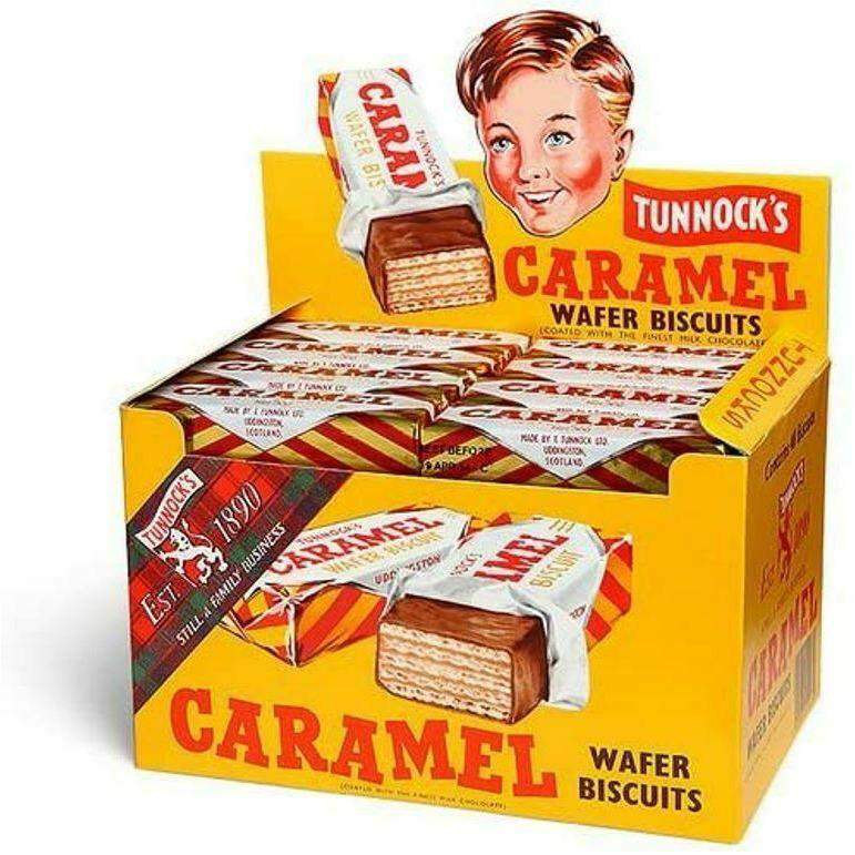 Tunnock's Caramel Wafers Original Box | What The Food